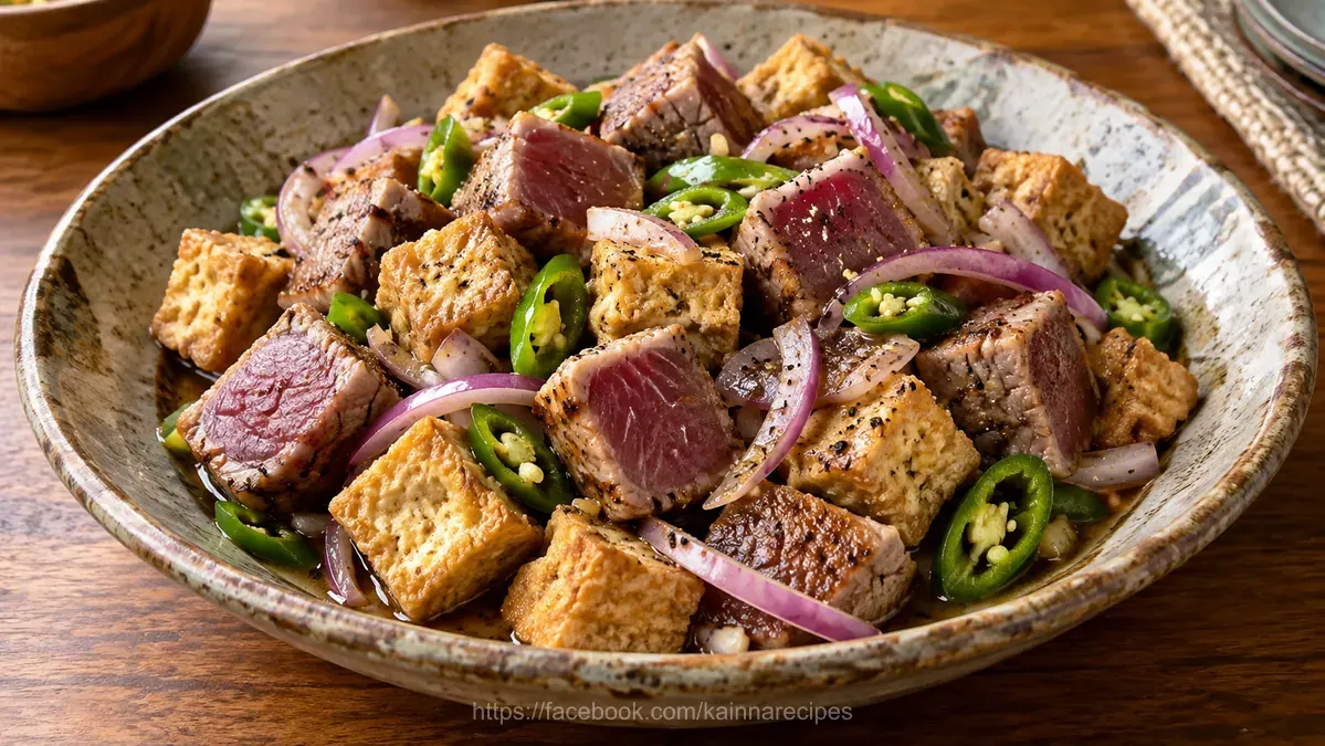 Tokwa and Tuna