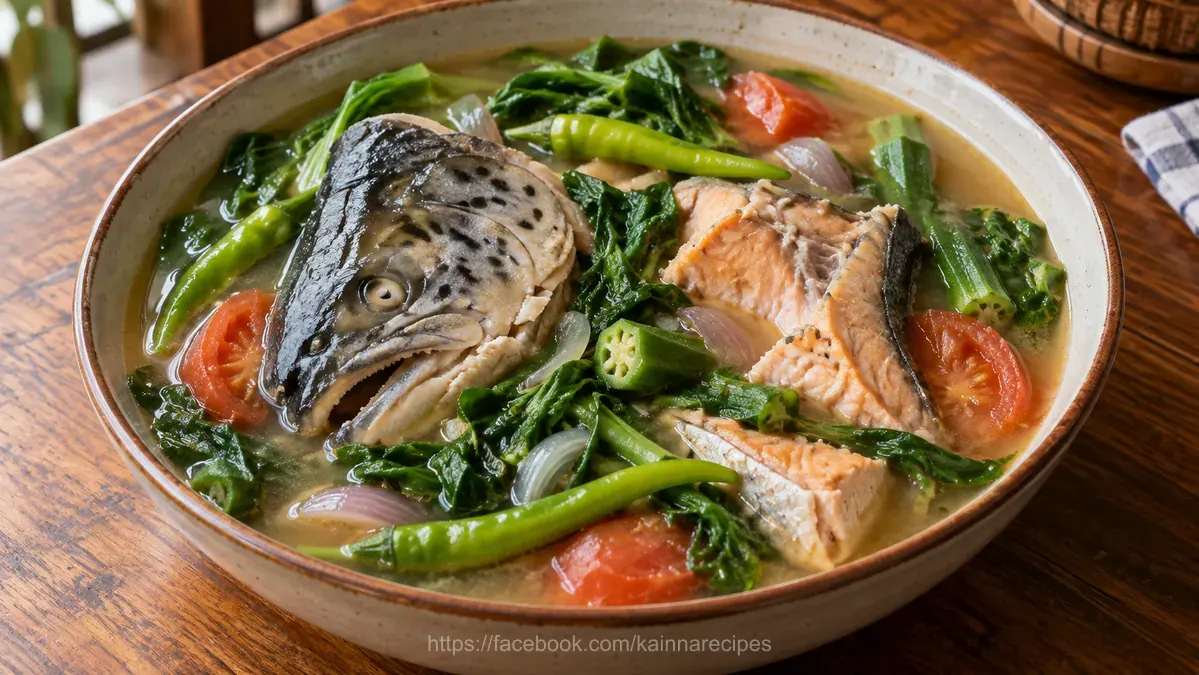 Sinigang na Salmon sa Miso