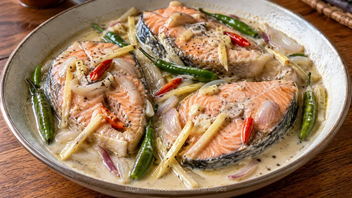 Ginataang Salmon