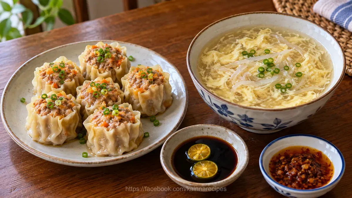 Pork Siomai and Nido Oriental Style Soup