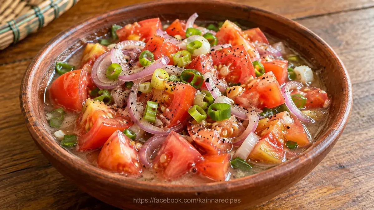 Kamatis Bagoong at Lasona