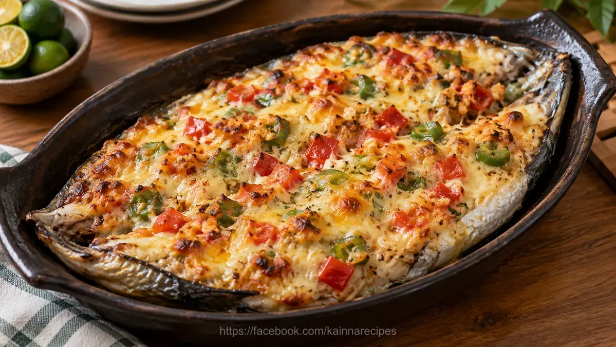 Cheesy Baked Bangus