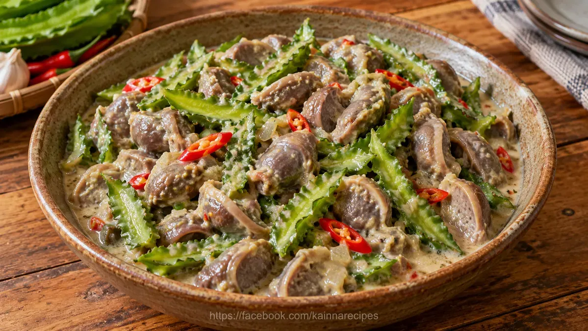 Chicken Gizzard Bicol Express