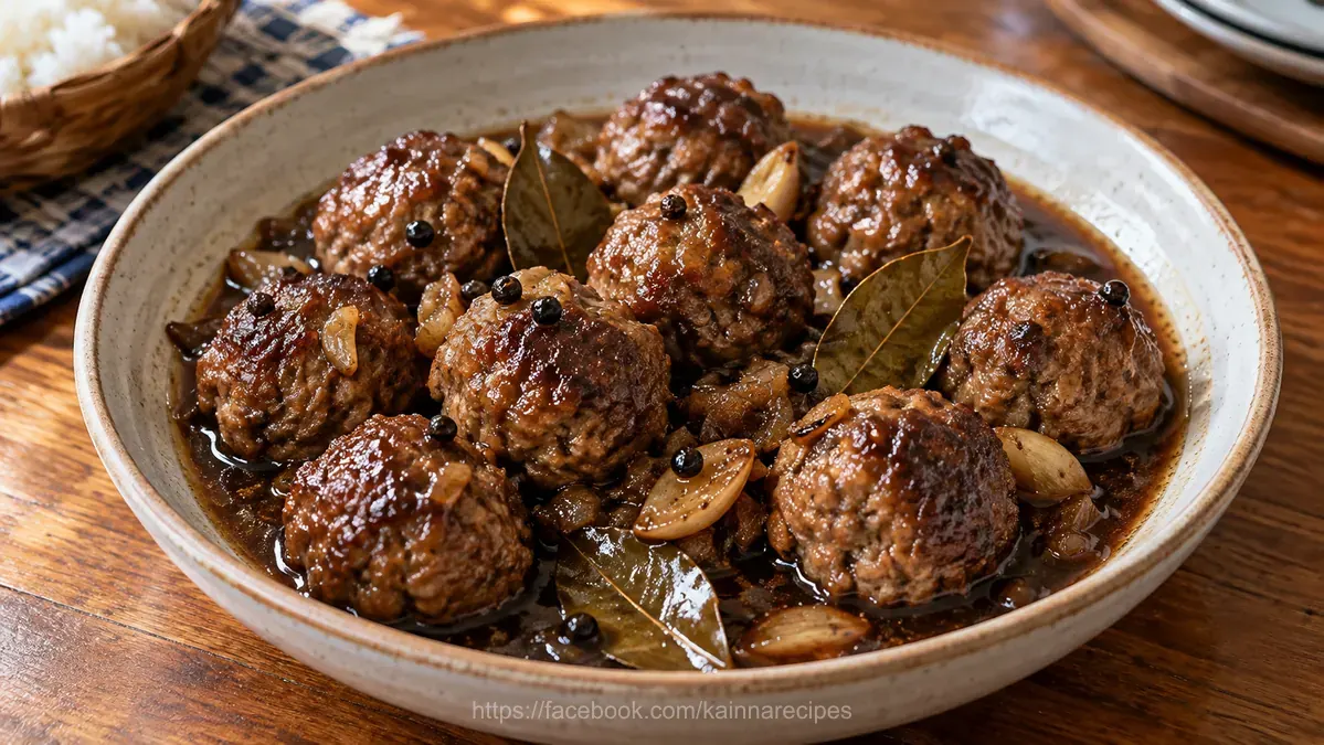Adobo Meatballs