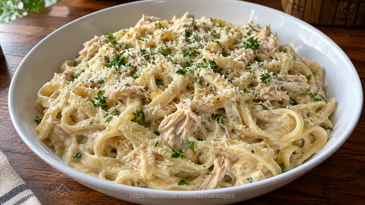 Filipino Chicken Pasta Alfredo