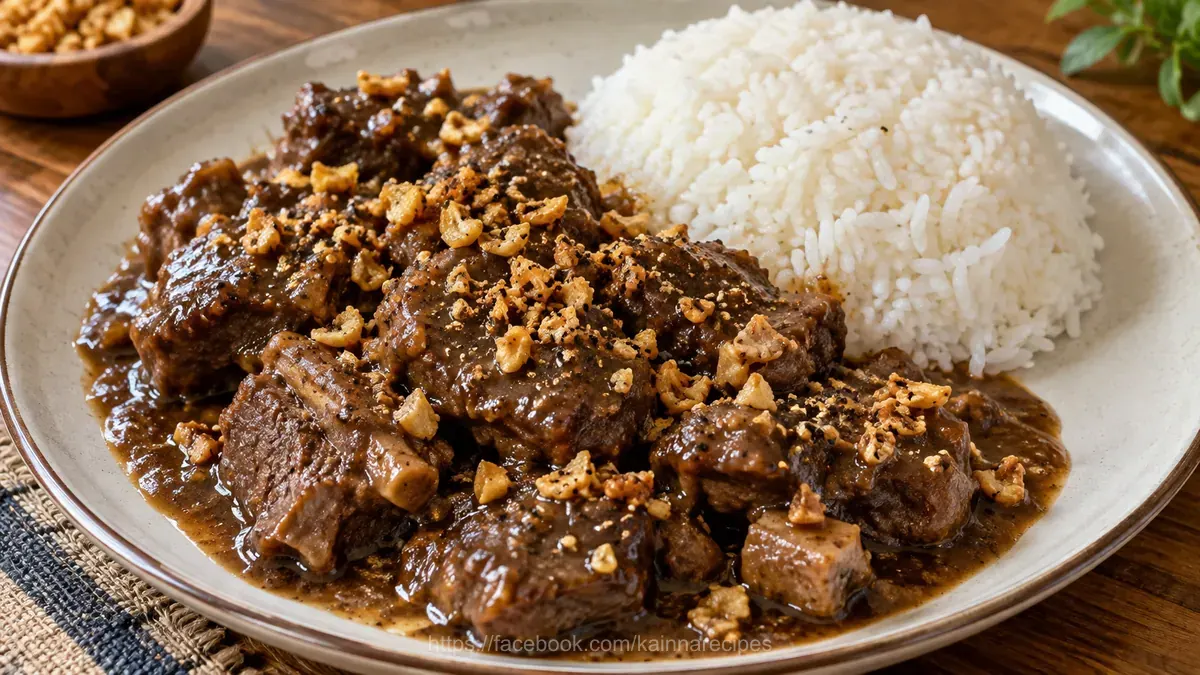 Copycat Jollibee Garlic Pepper Beef
