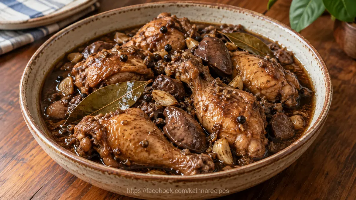 Chicken and Liver Adobo