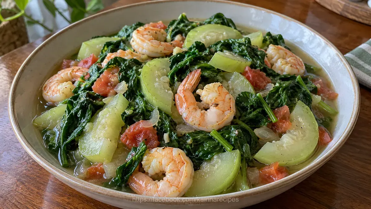 Ginisang Upo and Spinach