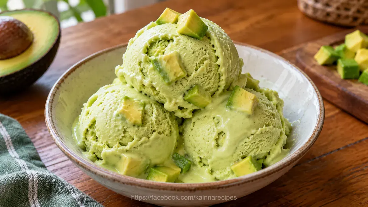 Avocado Ice Cream (No Churn)