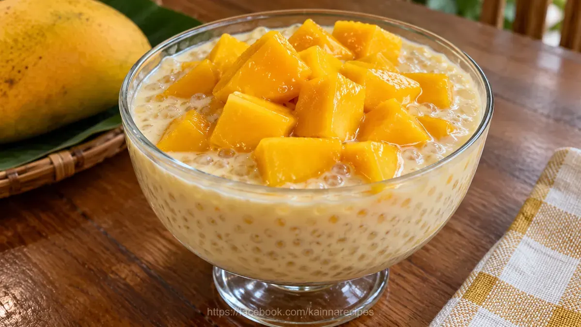 Mango Sago Pudding