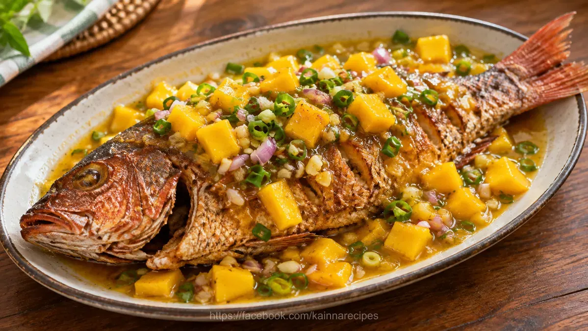 Snapper in Mango Sauce