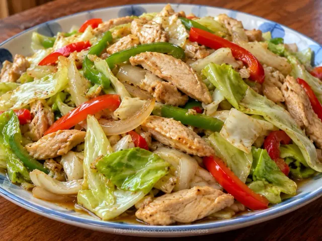 Ginisang Repolyo with Chicken
