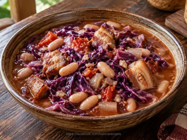Cabbage and Cannellini Bean Stew