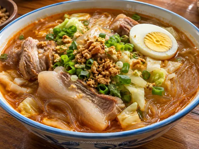 Quiapo Style Sotanghon Soup