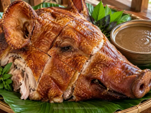 Crispy Ulo and Lechon Sauce