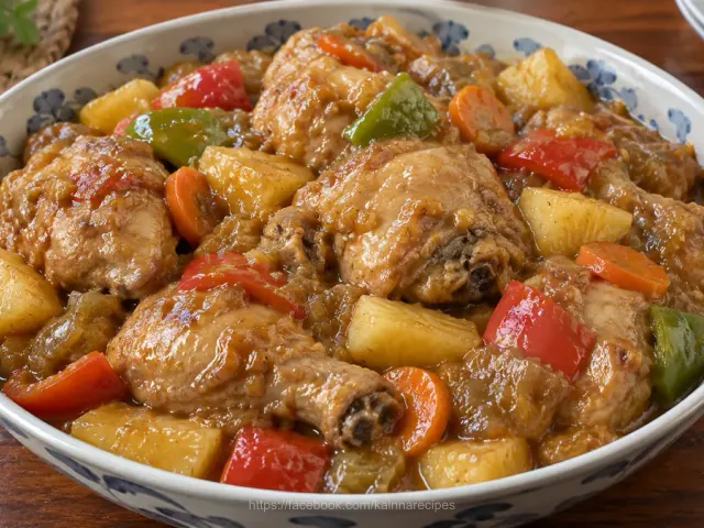 Malapot na Pininyahang Manok